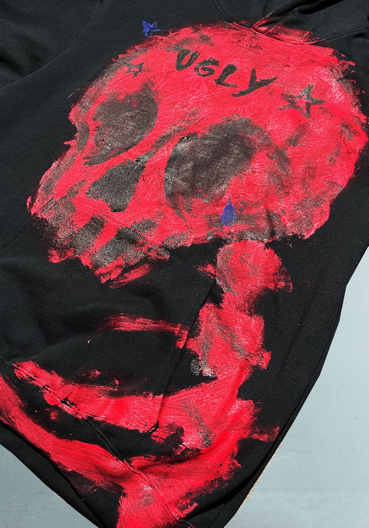 1/1 Abstract skull Hoodie