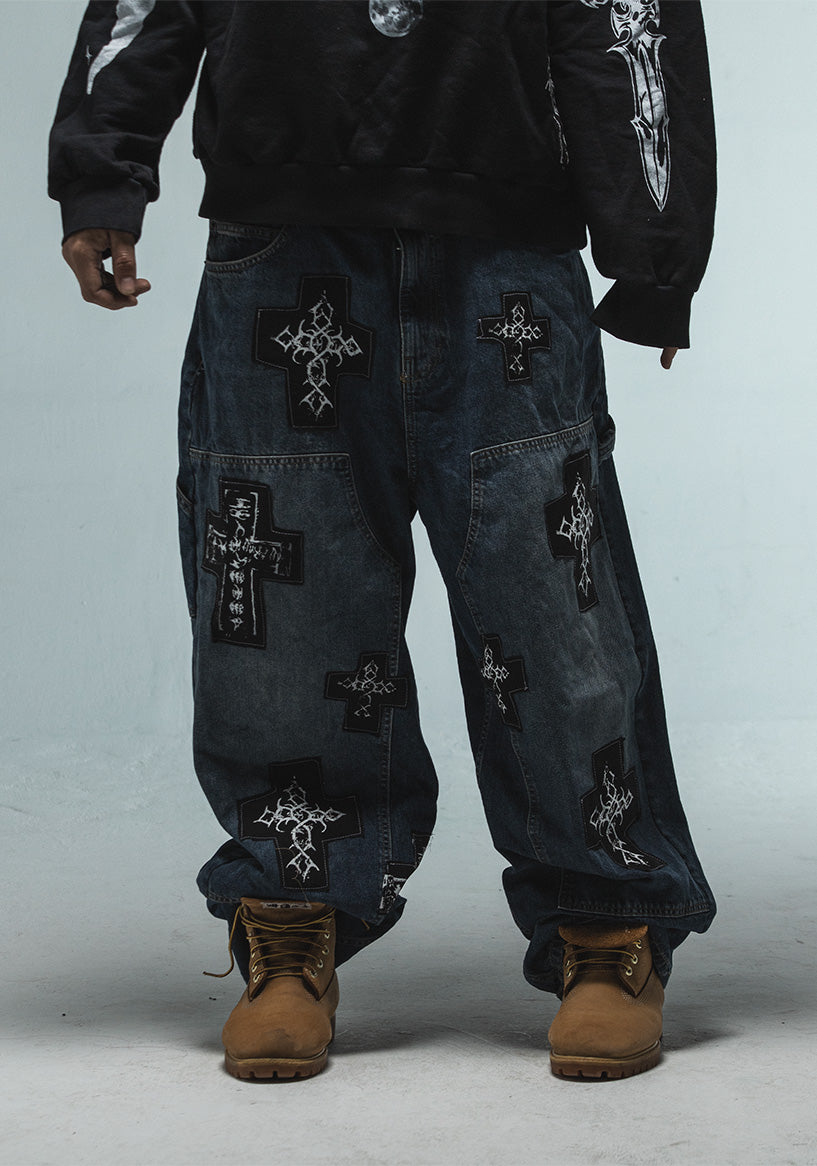1/1 Upcycled cross trousers