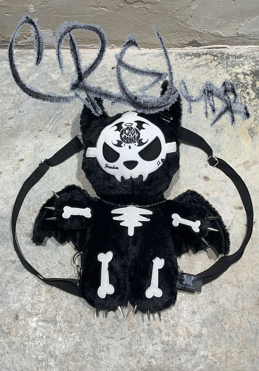 FIRMADO! Peluche mochila C.R.O X CARAMEL Edición limitada
