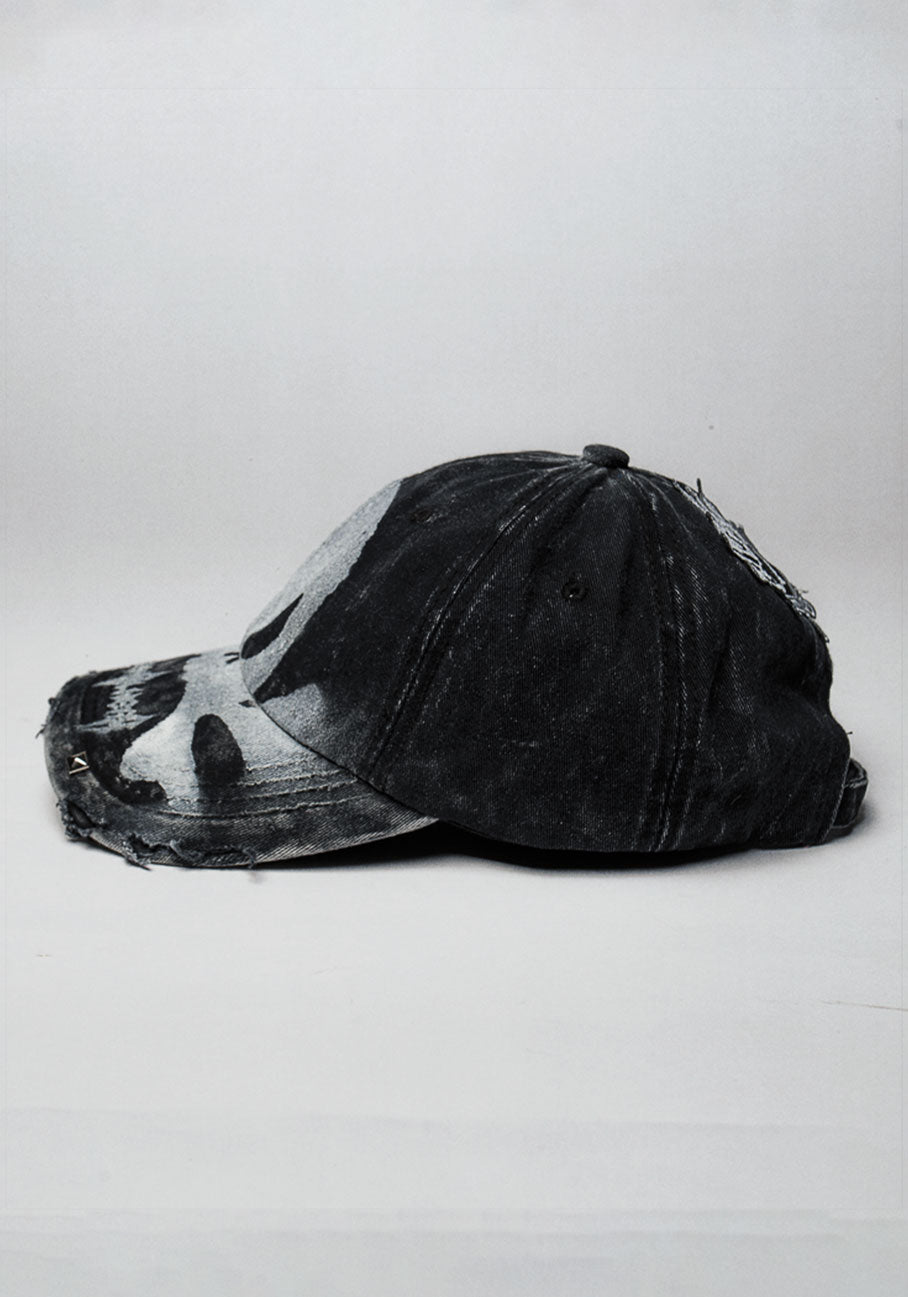 Skull Airbrush Cap (black)