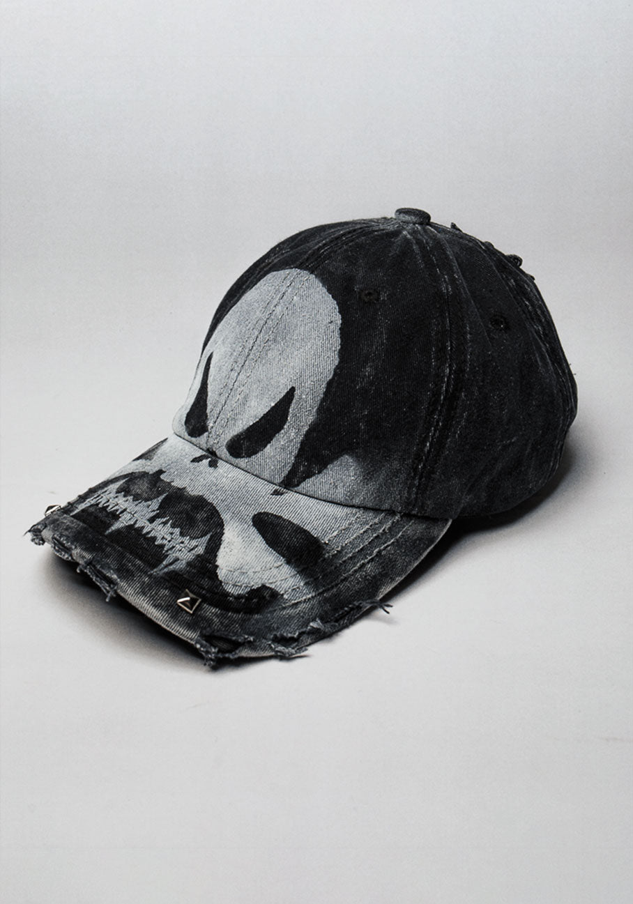 Skull Airbrush Cap (black)