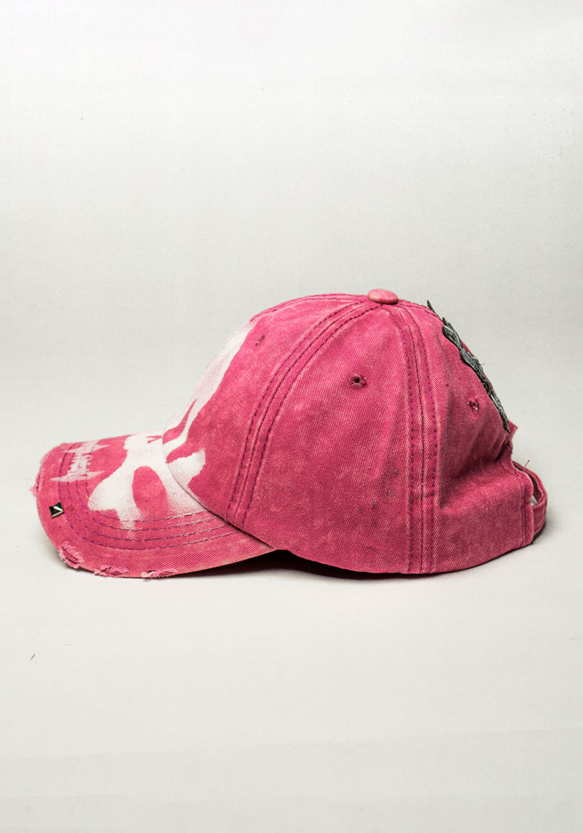 Skull Airbrush Cap (pink)