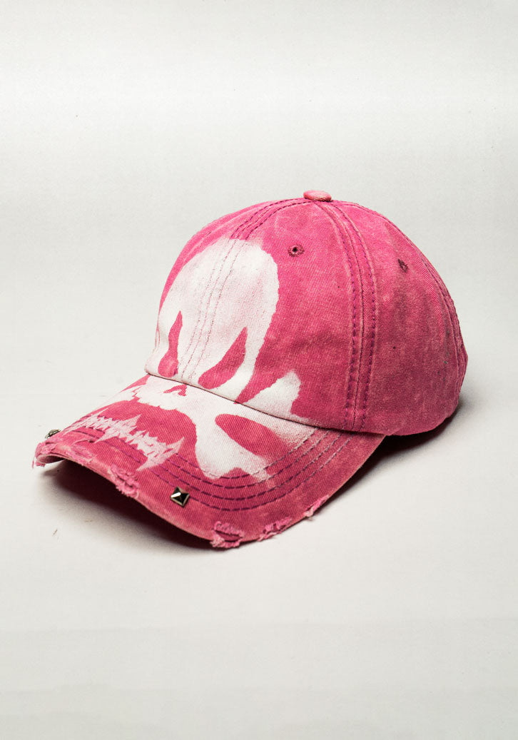 Skull Airbrush Cap (pink)