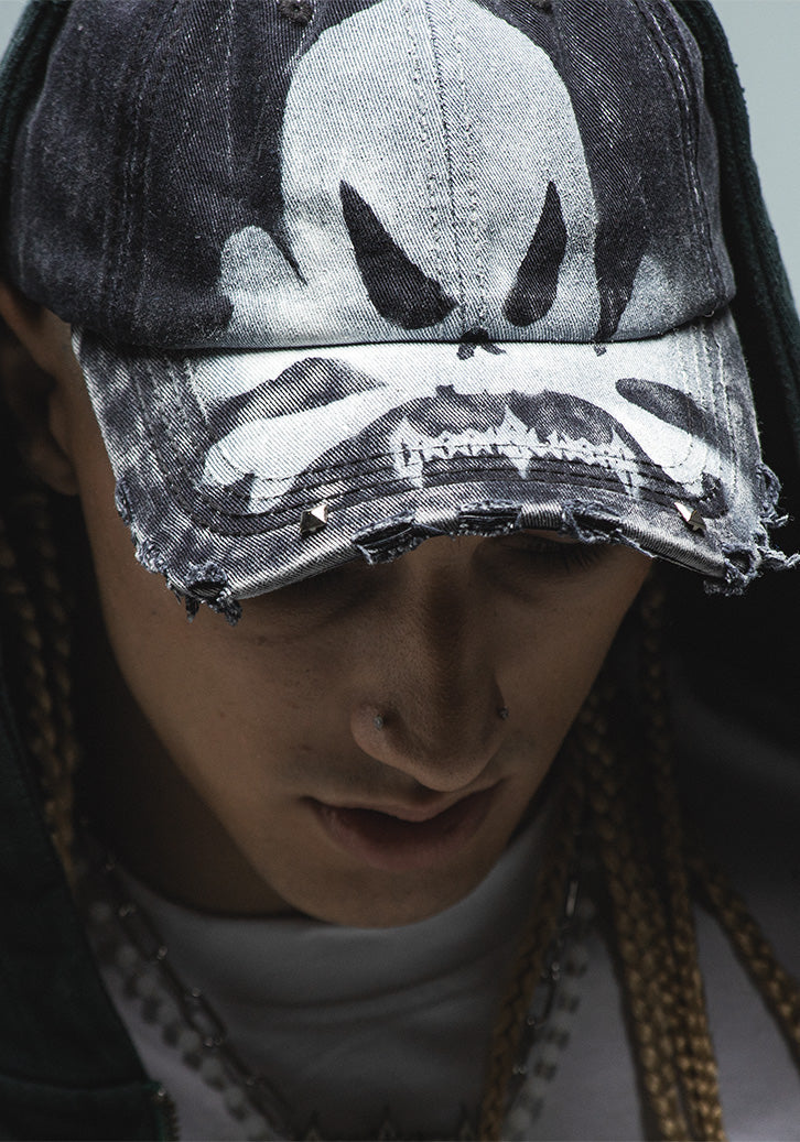 Skull Airbrush Cap (black)