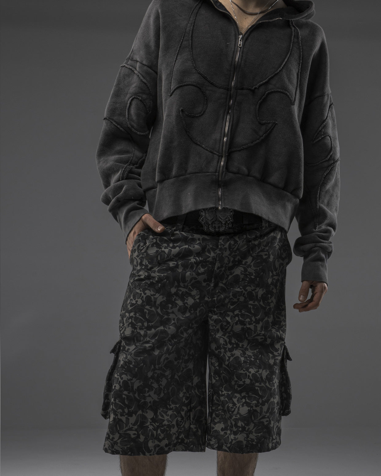 Logo Camo Cargo Jorts